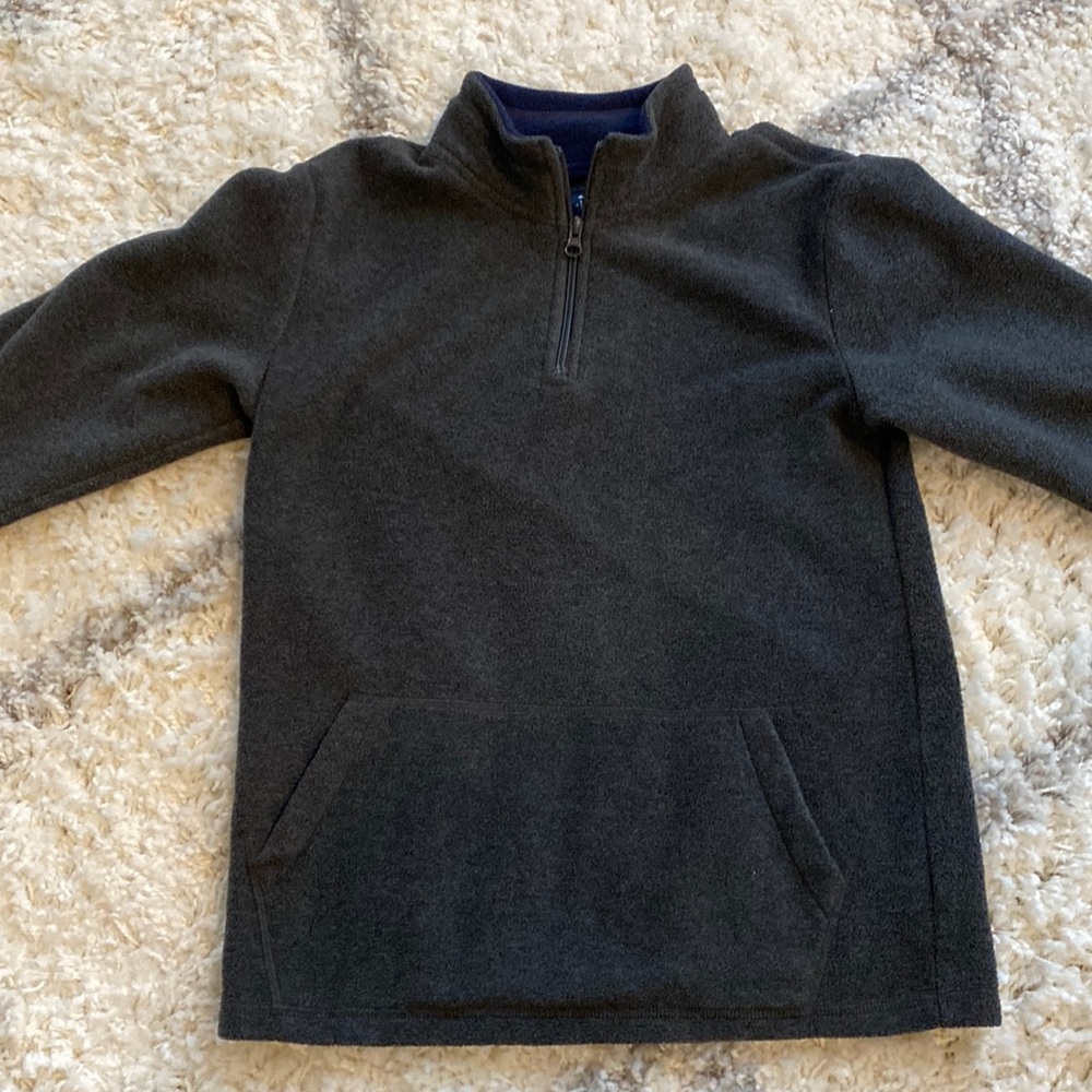 ❤️Boys Children’s Place Pullover Charcoal Gray Size 14 - Picture 2 of 6